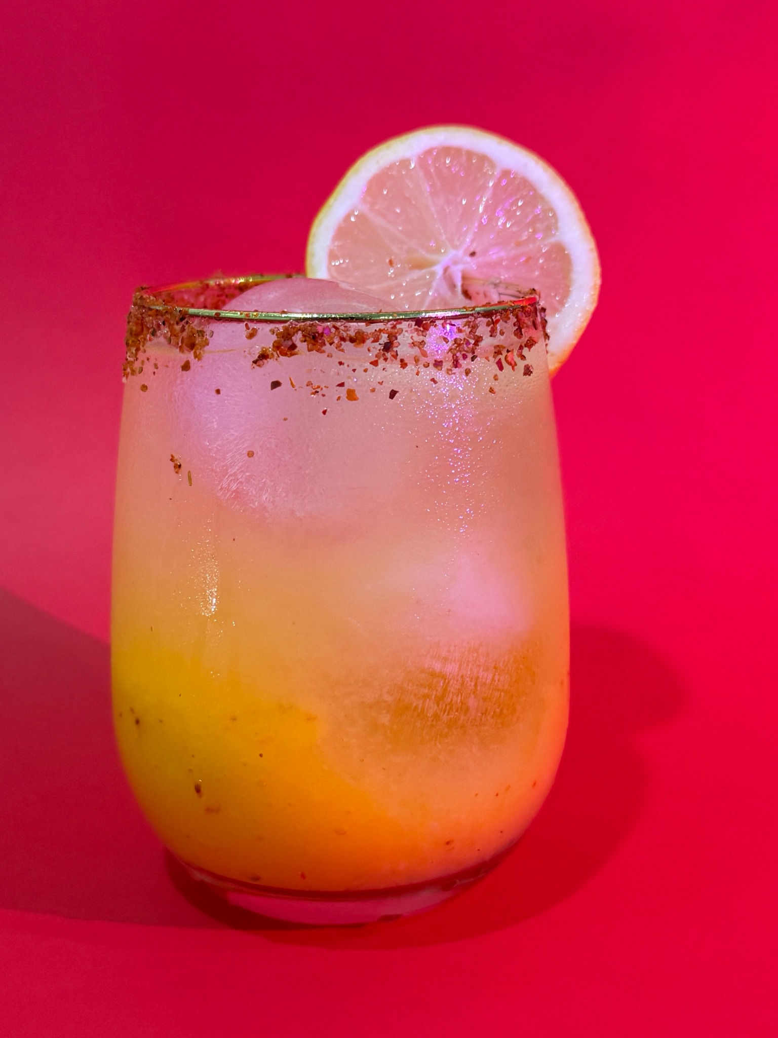 Mango Tango drink with mango and lemon